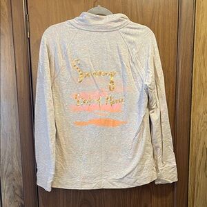 Lilly Pulitzer Women's Hoodie with Gold and Pink Accents